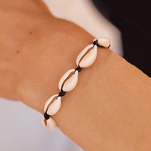 Pura Vida Bracelets Pack Dark Knotted Wave Chain Bracelet Stack - Set Of 3 Stackable Bracelets For Women, Summer Accessories & Cute Bracelets For Teen Girls - 1 Chain Bracelet & 2 String Bracelets #TOP5