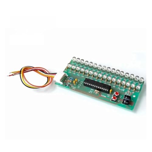 VU mètre indicateur de niveau double canal à 16 lampes LED pour affichage audio
