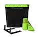 Carbage Can Premium Car Trash Can w/ Floor Mat Clip and Bag Securement Band