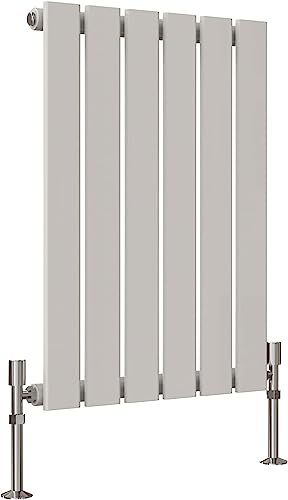 Image of Radbliss Horizontal Flat Panel Radiator 600x408mm White Single Design Small RAD Central Heating