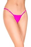 Music Legs Detachable Clip G-string (US, Alpha, One Size, Regular, Regular, Hot Pink)