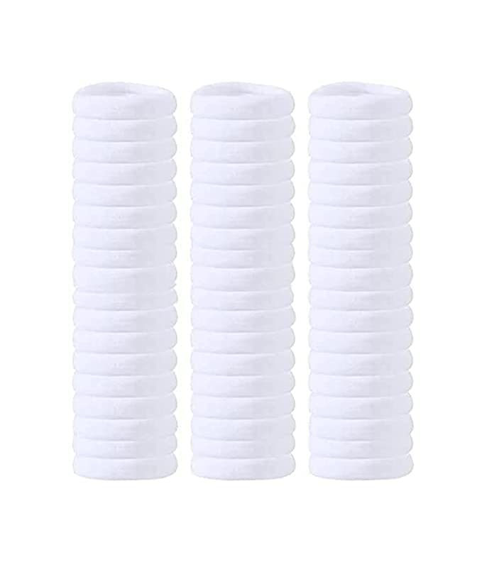30 - Pcs White Hair Rubber Bands For Women And Girls Stretchable Hair Bands Elastic Cotton Stretch Hair Ties Bands - White (B0BZ8Z2MNL) Amazon Price History, Amazon Price Tracker
