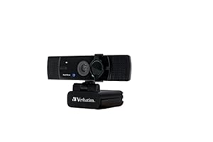 Verbatim AWC-03 Ultra HD 4K Autofocus Webcam with Dual Microphone
