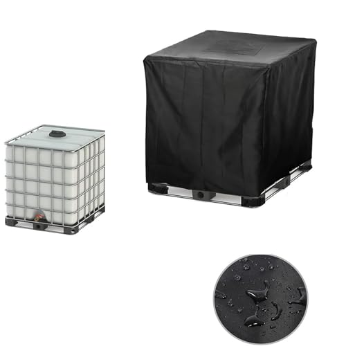 DLLDLGG Tapa para Contenedor IBC De 350 Galones Resistente Impermeable Tapa para Contenedor IBC Tapa para Tanque De Agua Tapa para Barril De Lluvia Apta para Tanque De Agua De Jardín Al Aire Libre(Bla