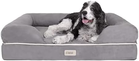 Friends Forever Orthopedic Dog Bed Memory Foam Large