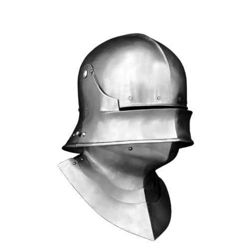 Helmet Sallet Bevor Medieval Gothic Sca German 15 Century Larp Knight Armor