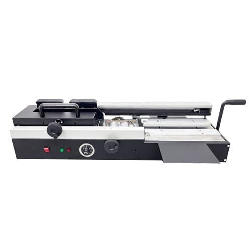 INTBUYING Hot Glue Book A4 Binder Machine Hot Melt Glue Binding Machine Max Binding Thickness 1.57in 110V 1200W 200 Books Per Hour