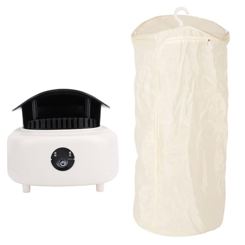 CHICIRIS Secadora de Ropa Portátil, Secadora Eléctrica de Secado Rápido de 800 W con Pantalla Digital y Temporizador, para Viajes a Casa, Apartamentos, Ropa, Zapatos, de Cama (Enchufe de la UE)
