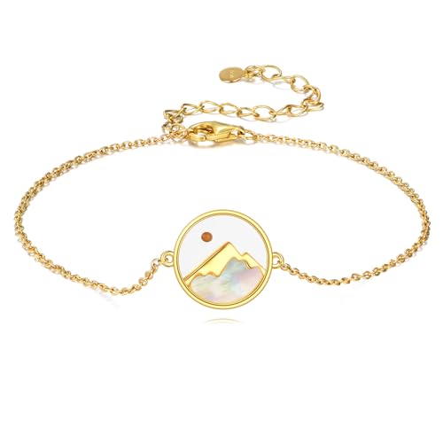 POPLYKE Cross Bracelet 925 Sterling Silver Cross Bracelet Jewelry for Women