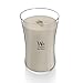 WoodWick Tonka & Almond Milk Gifts for Women and Men, 21.5 oz Large Hourglass Candle with Crackling Wick