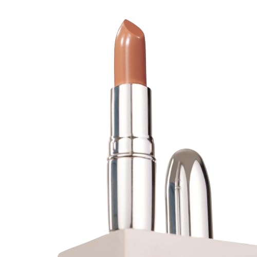 nude envie Lápiz labial nude melocotón  Lápiz labial vegano certificado en crueldad con parabenos, sin parabenos, enriquecido con vitamina E y