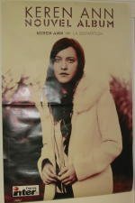 Keren Ann poster 80x120cm affiche murale grand format deco interieure design contemporain