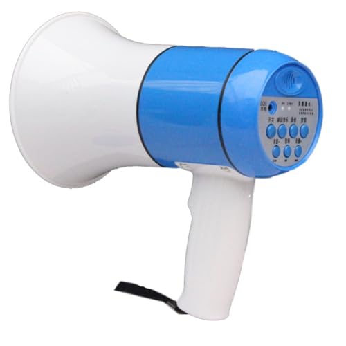 Bocina eléctrica de litio de alta potencia con función de altavoz de mano recargable para cabina