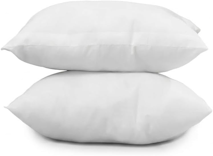 Rectangular Pillow | Microfiber Filling | Head & Neck Support Sleeping Pillow | Comfortable, Lightweight & Bedroom Sleeping Pillow | White Comfortable Rest Pillow (24x16 Inch)