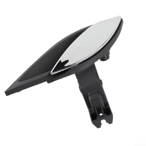 Image of Black ABS Exterior Door Handle Set Left Right Rear for Fiat
