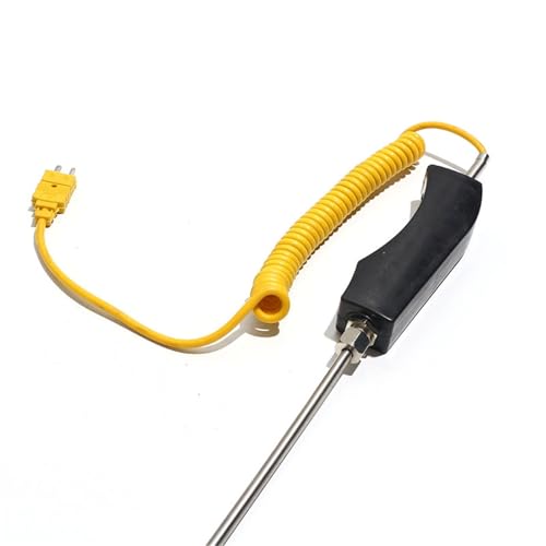 Termopar tipo K flexible de 6x300mm con sonda blindada para control de temperatura en hornos 3