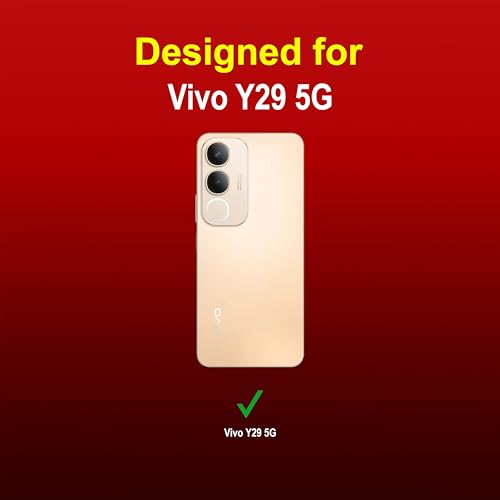 Image of amazon basics Back Case Cover for Vivo Y29 5G | Compatible for Vivo Y29 5G Back Case Cover | Liquid Silicon Magic Case for Vivo Y29 5G with Camera Protection | Red
