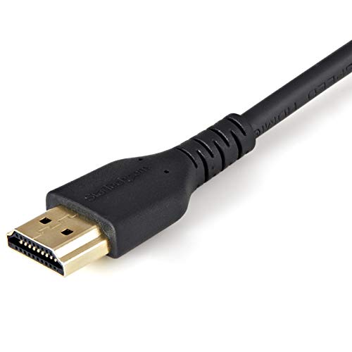 Image of StarTech 3ft HDMI 2.0 Cable with Locking Screw, 4K 60Hz, HDR, Male to Male