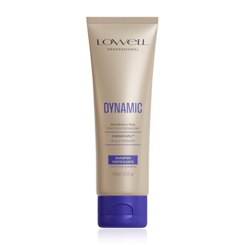 Lowell – Shampoo Fortificante Dynamic Scalp Therapy 240ml – Redução da Queda – Crescimento Acelerado – Controle da Oleosidade – Couro Cabeludo Saudável – Tratamento Profissional