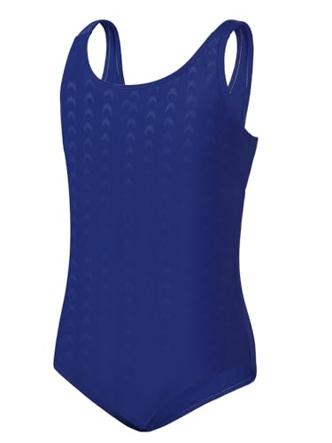 Patgoal Girls' One Piece Swimsuit Athletic Youth Girl's Swimsuit Kids Racerback Swimwear Thick Strap Beach Bathing Suit