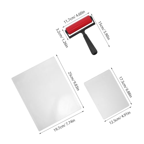 Kit impression sur gel à rouleau texturé pour estampe précise et gravure polyvalente - 3