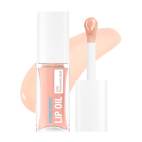 Neutrogena Hydro Boost Lip Oil, Hyaluronic Acid Hydrates and Nourishes, Mirror-Like Shine for...