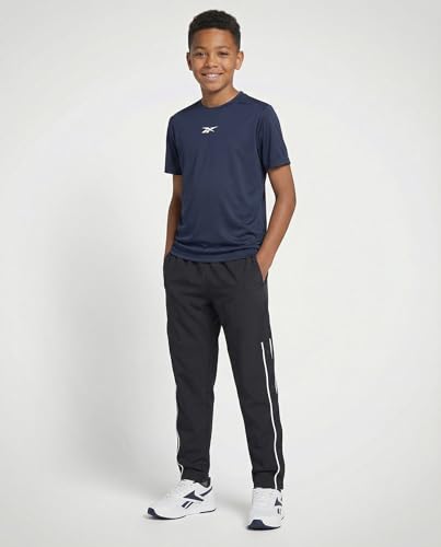 Reebok 4 Pack Boys' Dry Fit Athletic T Shirts Short Sleeve Teens Kids Tops - image 5