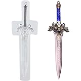 CANYANGMOLD Weapons Sword Fondant Molds Sword Silicone Mold for Cake Decoration Cupcake Topper Chocolate Candy Gum Paste Polymer Clay ﻿
