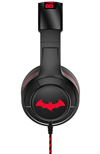 Casque Gaming Batman Logo OTL Technologies avec micro pour console de jeux