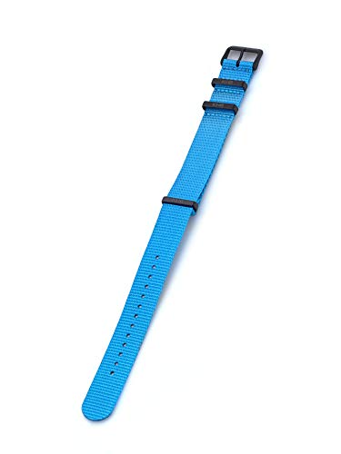 KHS Natoband EBNBL.22 Blau, 22 mm