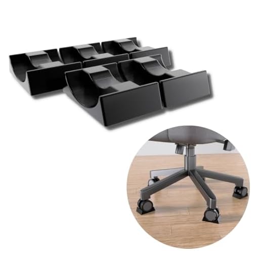 Kit C/ 5 Trava Rodinhas Cadeira Gamer Para Jogos Simulador