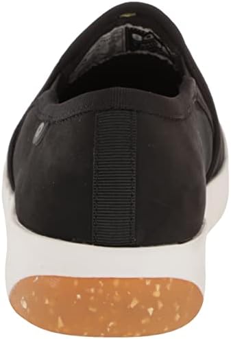 Bogs Womens Kicker Slip On Leather Shoe, Black, Size 9.5 | Image 2