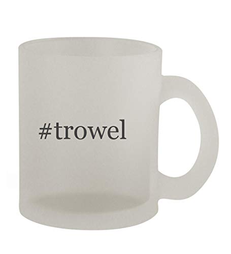 #trowel - 10oz Hashtag Frosted Coffee Mug Cup, Frosted