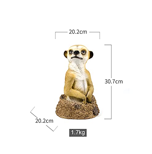 Statue de modèle de suricate : le cadeau idéal pour les amoureux de jardinage et de nature
