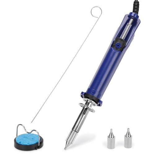 WEP 929D VI 180W Electric Desoldering Iron Tool Temperature Controlled with Removable Solder Sucker with 3 Nozzles Pump Function Soldering Iron