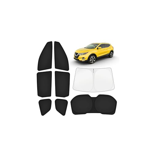 Image of KUST Car Window Shades for Nissan Rogue 2014-2020 (Not for Rogue Sport) Windshield Sun Shade Side Window Cover UV Block Privacy Protection Rogue Accessories for Camping Blackout Rear Back Full 8PCS