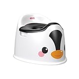 Fisher-Price™ Toddler Toilet Penguin Potty Training Seat, Portable Chair with Handles for Kids and Removable Bowl