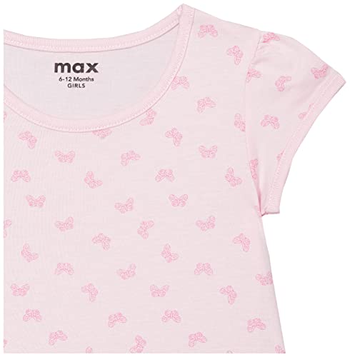Image of Max Girls Printed Round Neck Regular Fit T-Shirt