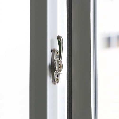 Image of ANOXA Door Seal D-Type Strip Weather Stripping Self Adhesive Foam for Doors and Windows, Soundproofing Weatherstrip Gap Collision Avoidance (Black)