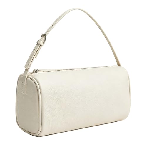 Sac à bandoulière en cuir véritable pour femme petit format Hobo Barrel
