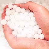 Risai Water Balls, Crystal Gel Beads Perfect for Hydrogel Plants Vase Filler, Centerpiece Silicone Orbs, Non-Toxic Clear Jelly Gems, Growing Bead 600pcs, Pure White, 10g