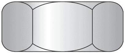 3/4"-10 Finished Hex Nuts / 18-8 Stainless Steel / (Quantity: 25)