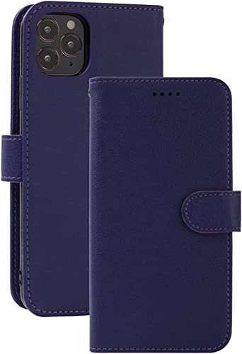 Étui en cuir iPhone 13 chic violet rétro : protection premium et fentes cartes