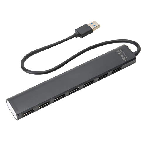 aqxreight USB 3 0 Hub 7 en Adaptador Portátil Divisor de Transmisión de Alta Velocidad 5GB El USB3 0 Hot Play USB 3 0 Hub7 en Hub7 Puerto Hub5GB HubNetwork AdapterHub