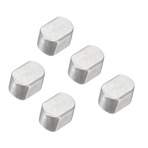 Image of PATIKIL Round Ended Feather Key 8x5x5 mm, 5 Pcs Stainless Steel Parallel Drive Shaft Key Stock for Fasteners Mechanical Industry, Silver Tone