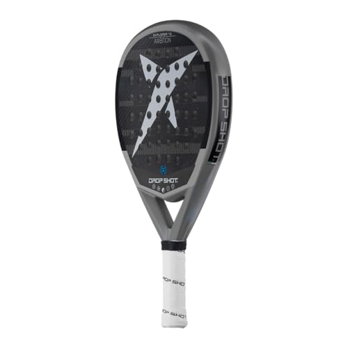 Drop Shot Explorer 7.0 - Padel Racket Series - Padel Racket with Shock Absorption, Great Control and Power – Professional Padel 2024, Grey - Image 5