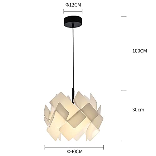 Lustre suspendu LED E27 pour remplacer un plafonnier classique manquant de style - 7