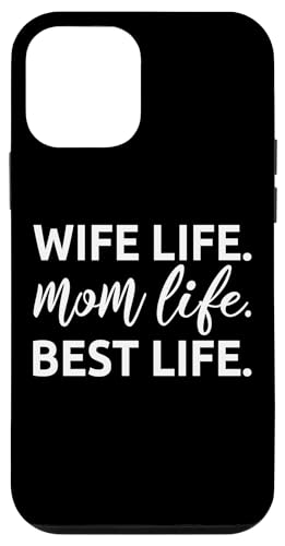 Wife Life Mom Life Best Life ��̓� �� �V�ă}�} �X�}�z�P�[�X iPhone 12 mini �p