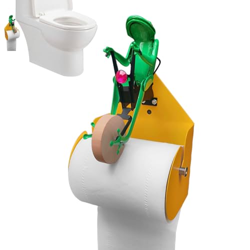 Porte-Papier Hygiénique,Porte-Papier Hygiénique,Porte-rouleau de papier de soie grenouille | Support de rangement de papier toilette, organisateur de rouleau de papier toilette, distributeur de servie