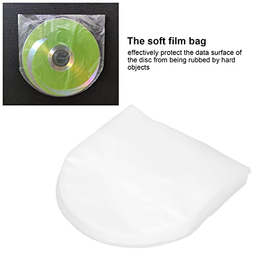 Dioche CD Inner Sleeves, CD Covers Plastic Inner Sleeves - Image 2